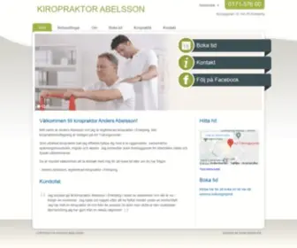 Kiropraktorabelsson.se(Kiropraktor Abelsson) Screenshot