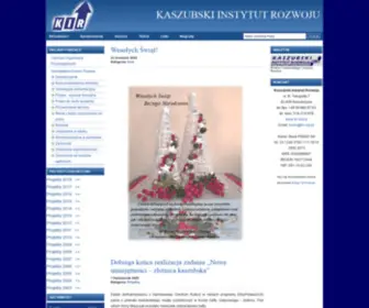 Kir.org.pl(Kaszubski Instytut Rozwoju) Screenshot