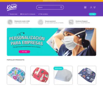 Kiroxstore.com(Gorros de Quirófano y Gorros Sanitarios) Screenshot