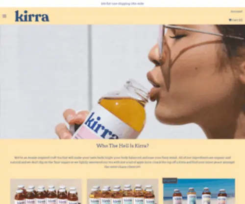 Kirralife.com(Kirra All Natural & Organic Craft Teas) Screenshot