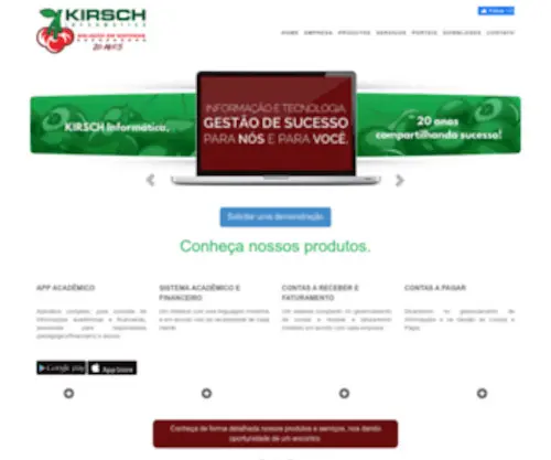 Kirsch.com.br(KIRSCH INFORMÁTICA) Screenshot