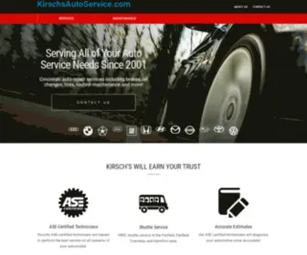 Kirschsautoservice.com(Cincinnati Auto Repair & Maintenance) Screenshot