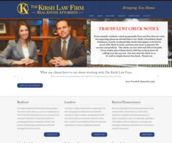 Kirshtitle.com(The Kirsh Law Firm) Screenshot