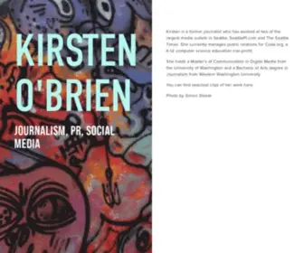 Kirstenaobrien.com(Kirsten O'Brien) Screenshot