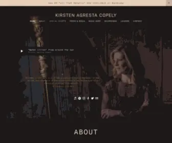 Kirstencopelymusic.com(Kirsten Agresta Copely) Screenshot