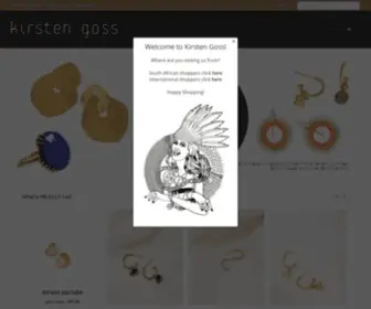 Kirstengoss.com(Kirsten Goss Jewellery) Screenshot