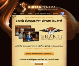 Kirtancentral.com(Kirtan Central) Screenshot