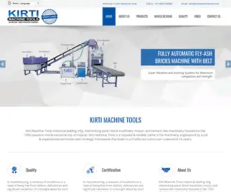 Kirtimachinetools.com(Kirti Machine Tools) Screenshot