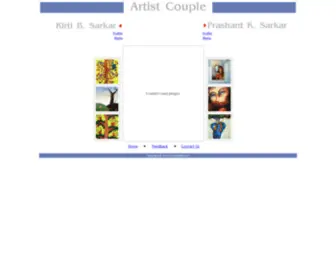 Kirtiprashant.com(Artist Couple) Screenshot