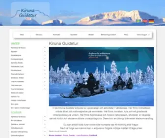 Kirunaguidetur.com(Kiruna Guidetur) Screenshot