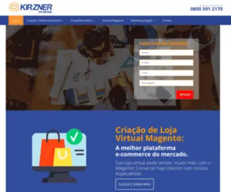 Kirznerdobrasil.com.br(Loja Virtual Magento) Screenshot