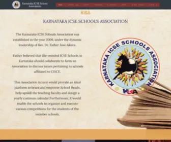 Kisa.org.in(Karnataka ICSE Schools Association) Screenshot