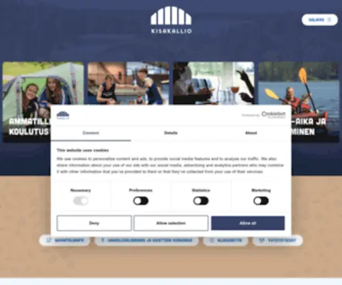 Kisakallio.fi(Etusivu) Screenshot