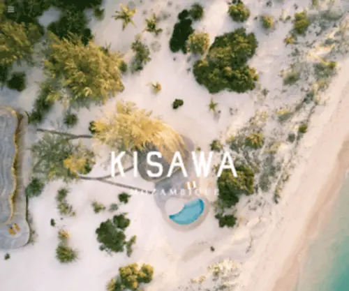 Kisawasanctuary.com(Luxury Mozambique Resort) Screenshot