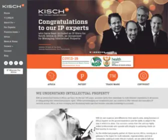 Kisch-IP.co.za(KISCH IP) Screenshot