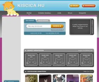 Kiscica.hu(Eladó macska) Screenshot