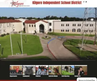 Kisd.org(Kilgore Independent School District) Screenshot