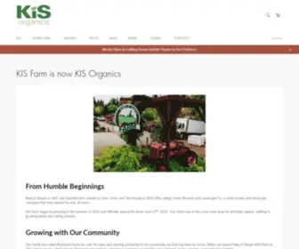 Kisfarm.com(KIS Farm is now KIS Organics) Screenshot