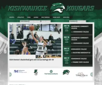 Kishkougars.com(Kishwaukee College) Screenshot