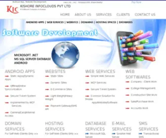 Kishoreinfoclouds.com(Kishore Infoclouds PVT LTD) Screenshot