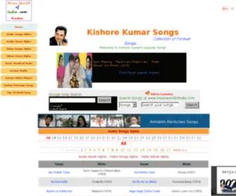 Kishorekumarsongs.com(Kishore Kumar Songs) Screenshot