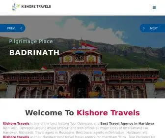 Kishoretravels.in(Best Travel Agents In Haridwar) Screenshot