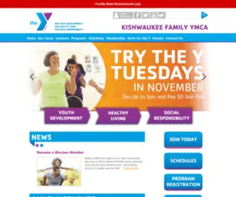 Kishymca.org(Kishwaukee Family YMCA) Screenshot