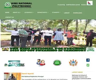 Kisiipoly.ac.ke(Kisii National Polytechnic) Screenshot