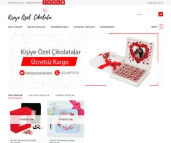 Kisiyeozelcikolata.com(Kişiye Özel Çikolata) Screenshot