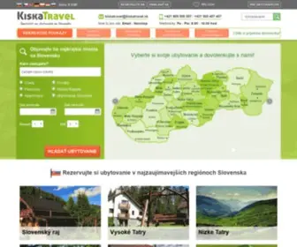 Kiskatravel.sk(Ubytovanie a dovolenka na Slovensku) Screenshot