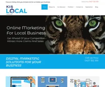 Kislocal.com.au(KIS Local Marketing) Screenshot
