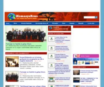 Kismaayonews.com(Kismaayonews) Screenshot