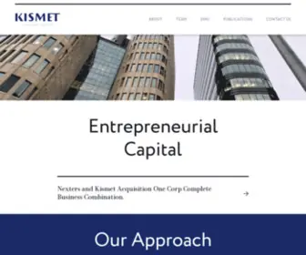 Kismetcg.com(Kismet Capital Group) Screenshot