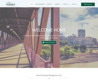 Kismetproperties.com(Serving Tenants & Owners Memphis) Screenshot