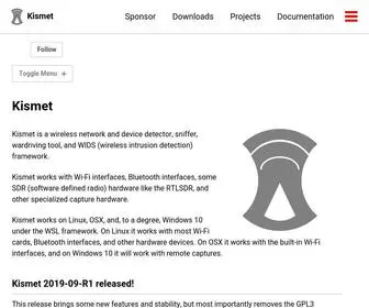 Kismetwireless.net(Kismet) Screenshot