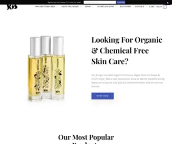 Kismybody.com.au(Organic Perfumes Australia) Screenshot