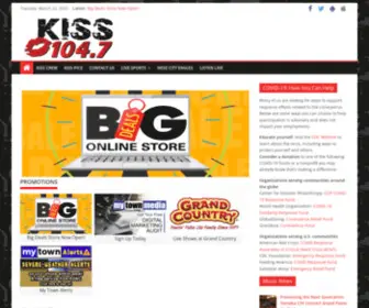 Kiss1047.net(Kiss 1047) Screenshot