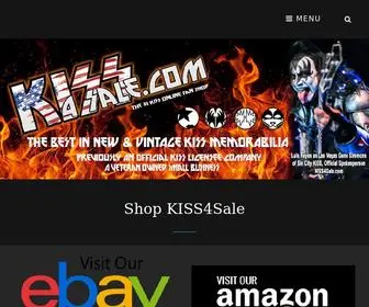 Kiss4Sale.com(New and Vintage KISS Memorabilia) Screenshot