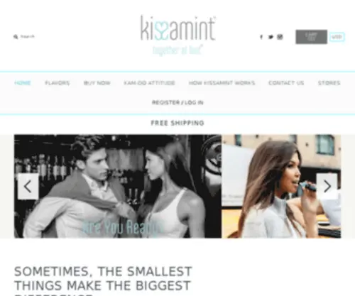 Kissamint.com(Kissamint together at last) Screenshot