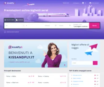 Kissandfly.it(Biglietti aerei online) Screenshot
