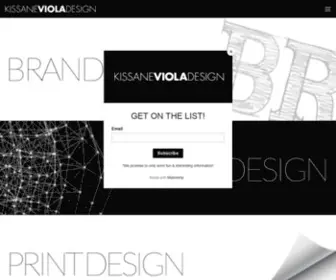Kissaneviola.com(Kissane Viola Design) Screenshot
