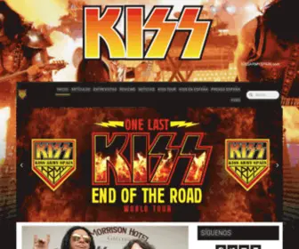 Kissarmyspain.es(Kiss Army Spain) Screenshot