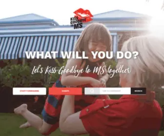 Kissgoodbyetoms.org(Kiss Goodbye to MS) Screenshot