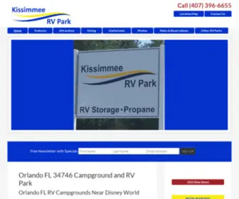 Kissimmeervp.com(Orlando Florida Campground & RV Storage at Kissimmee RV Park) Screenshot