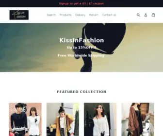 Kissinfashion.com(Kissinfashion) Screenshot