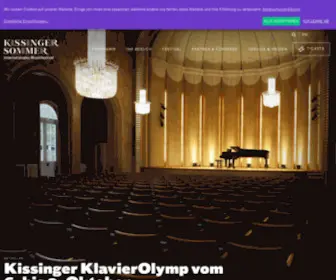 Kissingersommer.de(Kissinger Sommer) Screenshot