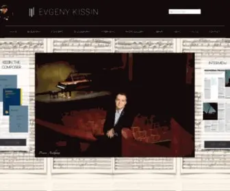 Kissin.org(Evgeny Kissin) Screenshot