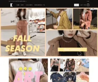 Kissmebangbang.com(Aesthetic Clothing Store) Screenshot