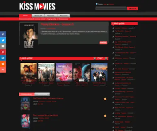 Kissmovies.io(Watch movies online in high quality on Kissmovies) Screenshot