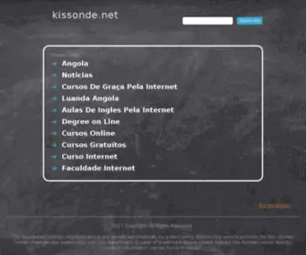 Kissonde.net(Bluehost) Screenshot